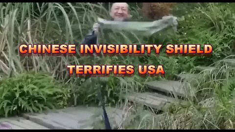 FIRST CHINESE MILITARY INVISIBILITY SHIELD TERRIFIES USA