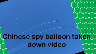 U. S. Shoots down Chinese spy balloon video | 3 military jets