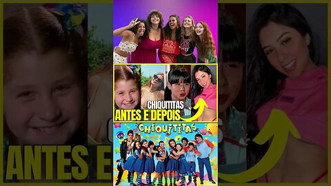 Chiquititas antes e depois 2023 confira #shorts #chiquititas