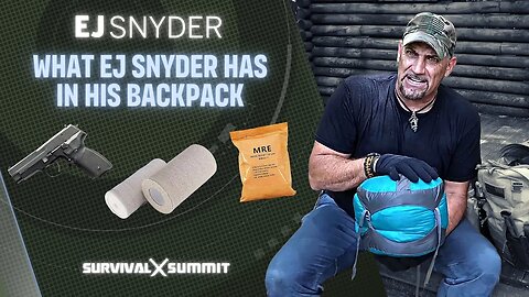 What EJ Snyder Has In His Backpack | The Survival Summit