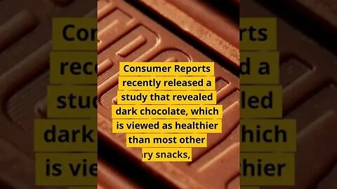 Dark chocolates from popular brands such as Hershey's contain toxic levels of heavy metals