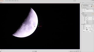 Live editing Moon Full Spectrum Moon Footage