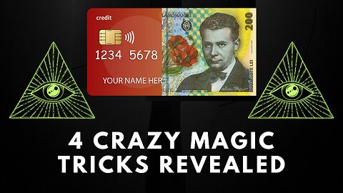 4 Crazy Credit Card Magic Tricks | Easy Revealed