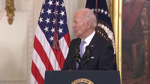 Joe Biden's Medal Of Freedom Ceremony Goes South As His Brain Fries And He Slurs Uncontrollably