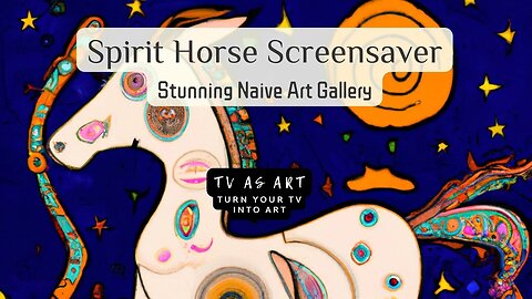 Mesmerizing White Horse Painting 😊 Naive Art 🐎 #spiritualart #horseart #ArtLovers #spiritualjourney