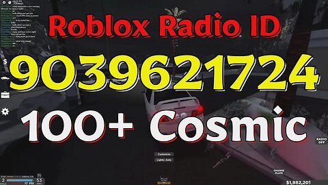 Cosmic Roblox Radio Codes/IDs