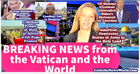 #BreakingNews Holy Land Desecration, US Bishop Contradicts Biden, Pope Francis in Africa