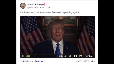 realDonaldTrump It's time to stop the Atlanta riots from ever happening again!