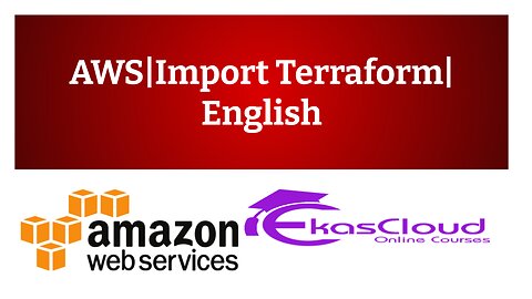 #AWS | Terraform Import | English