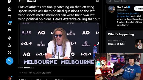 Quite Flashback: Australian Open Athlete pestered by Obnoxiously Russophobic Media