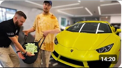 Homeless Man Buys A Lamborghini