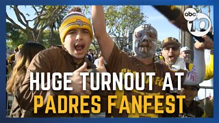 Padres players connect with fans, sign autographs at FanFest