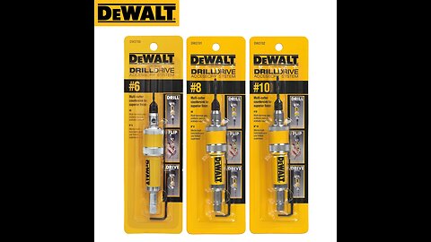 DEWALT Drill Flip Drive Complete Unit #6 #8 #10 DW2700 DW2701 DW2702 2 in 1 Countersink