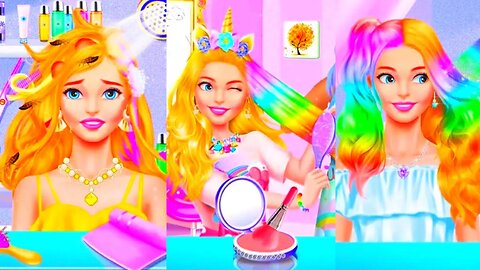 Hair salon girl games makeup/salon girl games/makeup salon/makeup/new game 2023 @TLPLAYZYT