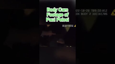 Breaking News Body Cam Footage of Paul Pelosi Hammer Attack #pelosi