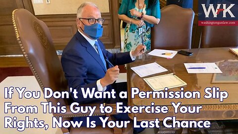 If You Don't Want a Permission Slip From This Guy to Exercise Your Rights, Now is Your Last Chance.