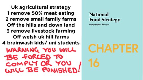 New uk farming policy plan is a joke designed to remove stock farming off the uk hills ⚠️