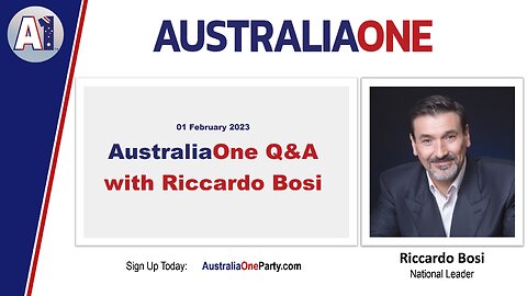 AustraliaOne Party - AustraliaOne Q&A Update