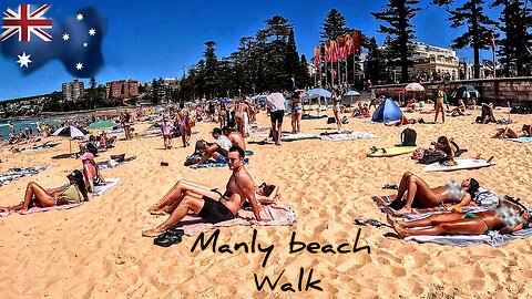 4k Manly, Sydney Australia's best beach, Walk 2023!!