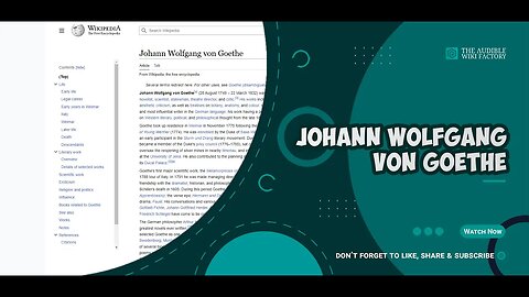 Johann Wolfgang von Goethe was a German poet, playwright, novelist, scientist, statesman,