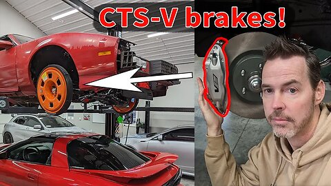 Installing Cadillac CTS-V Brakes on 92 Firebird Project Part 18