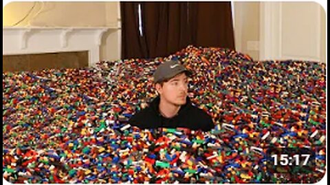 I Put 10 Million Legos in Friend's House