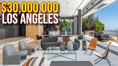 Inside $30,000,000 Los Angeles Hill top Mega Mansion