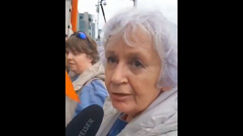 Irish Grandma Shows Up To Anti-Migrant Protest… Doesn't Want Country To Become An Islamic Stronghold