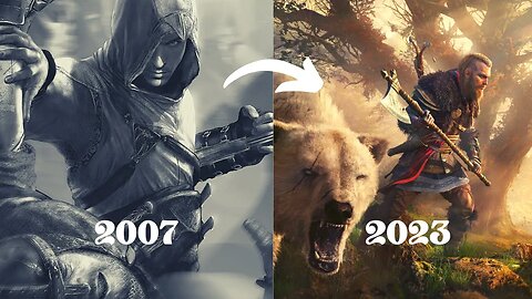 Evolution Assassin's Creed 2007-2023