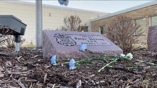 Western States unveils memorial stone for fallen officer