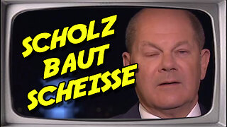 Olaf Scholz baut Scheiße (Stupido schneidet)