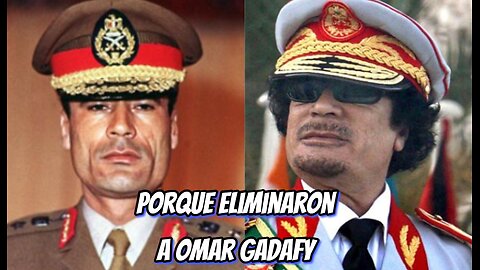 16 razones reales por las que mataron a Gadafi