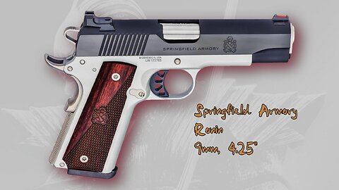 Springfield Armory Ronin, 9mm, 4.25-inch "Namesake" Review