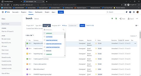Intro to Jira Issue Navigation
