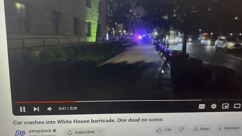 Car crashes into White House barricade. Decoded.