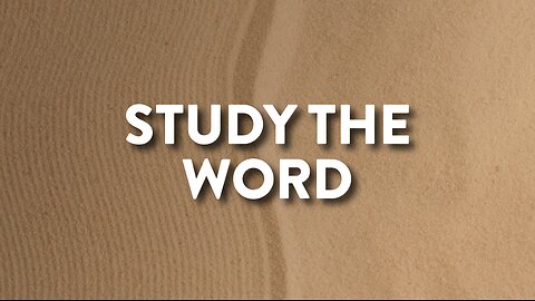 05-05-24 - Study The Word - Andrew Stensaas