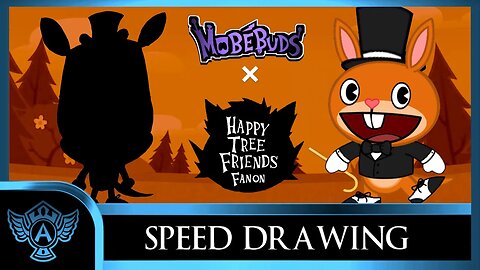 Speed Drawing: Happy Tree Friends Fanon - Kangaroo | Mobebuds Style