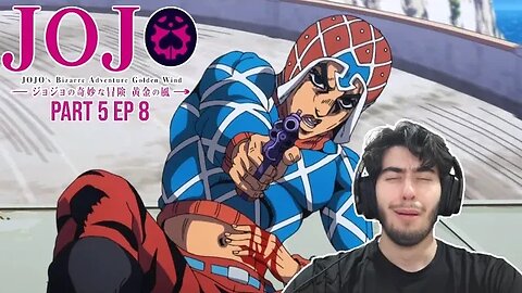 OUT OF BULLETS😨 | JJBA Part 5: Golden Wind Ep 8 | REACTION