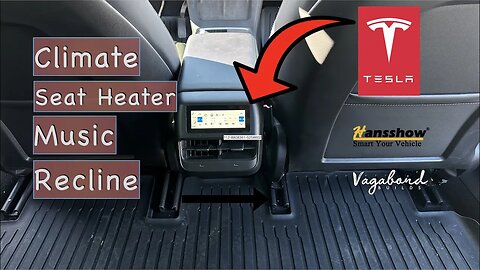 Hansshow Rear Seats Climate Control Screen Tesla 3/Y