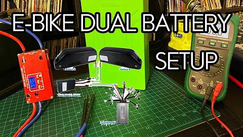 E Bike Dual Battery Setup