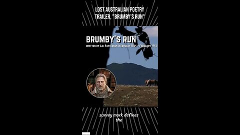 Lost Australian poetry trailer, "Brumby's Run" #shorts