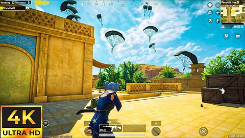 PUBG MOBILE my new full aggressive rush gameplay HDR+90 4K GAMELOOP EMULATOR