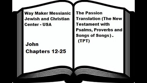 Bible Study - The Passion Translation - TPT - John 11-21