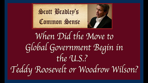When Did the Move to Global Government Begin in the U.S.? Teddy Roosevelt or Woodrow Wilson?