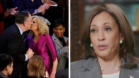 Kamala Harris Responds To Jill Biden Kissing Her Husband - This Is Insane