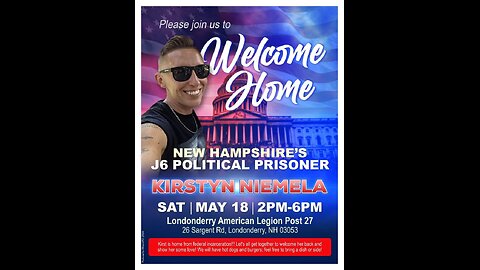 Welcome home Party for J6 political hostage Kirstyn Niemela and how to help