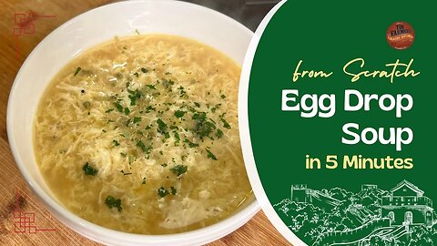 Egg Drop Soup Recipe in 4 Minutes