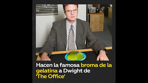 Dwight de ‘The Office‘ revive la icónica broma de la gelati