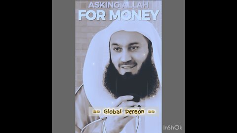 Asking Allah for Money