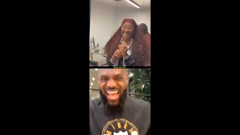 LEBRON JAMES CLOWNING ON IG LIVE 😂